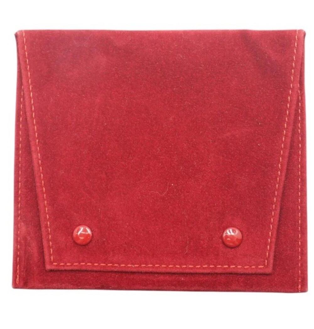 Authentic New Cartier Watch & Jewelry OEM Red Travel Pouch